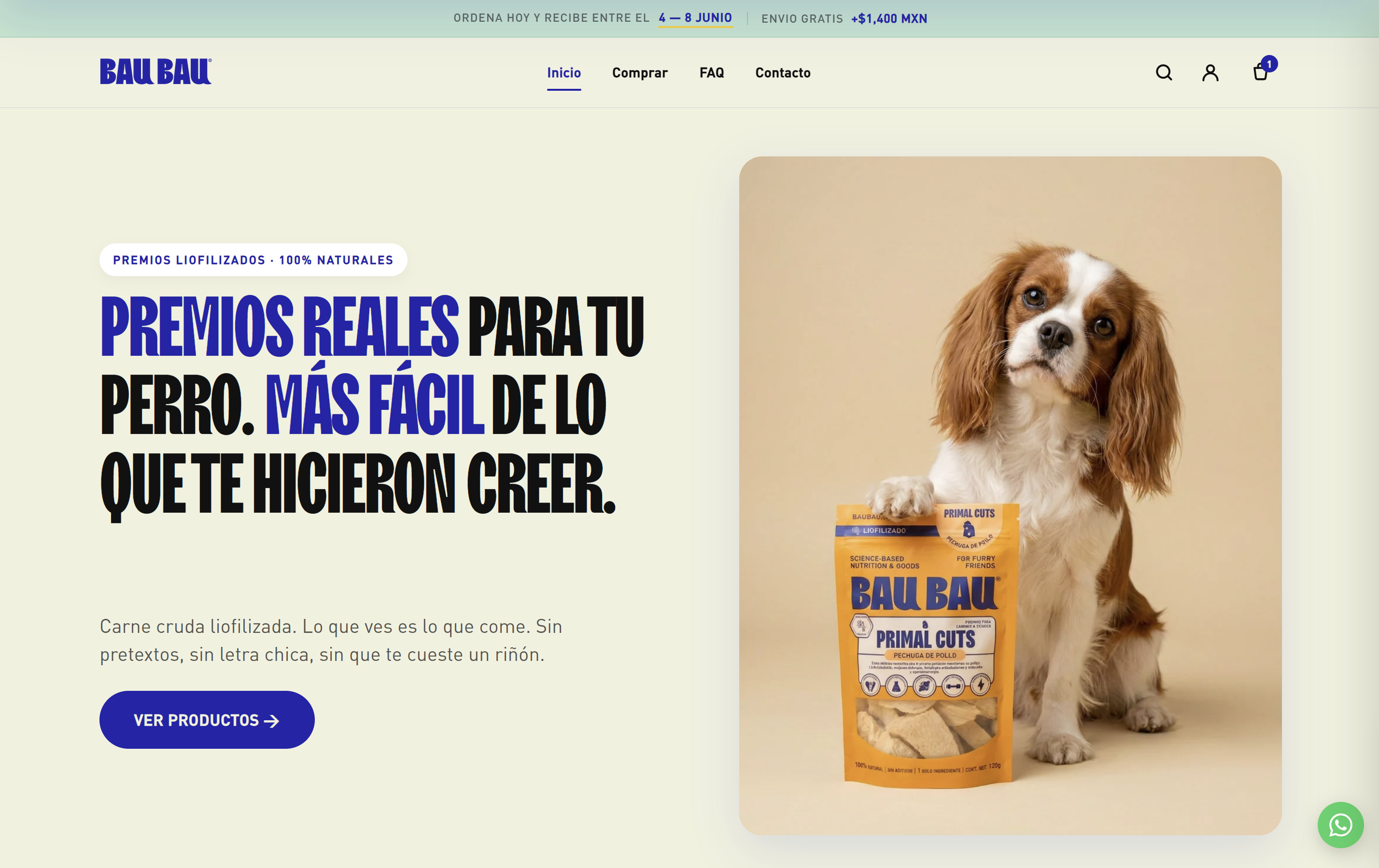Bau Bau después · rediseño hecho por Iniza