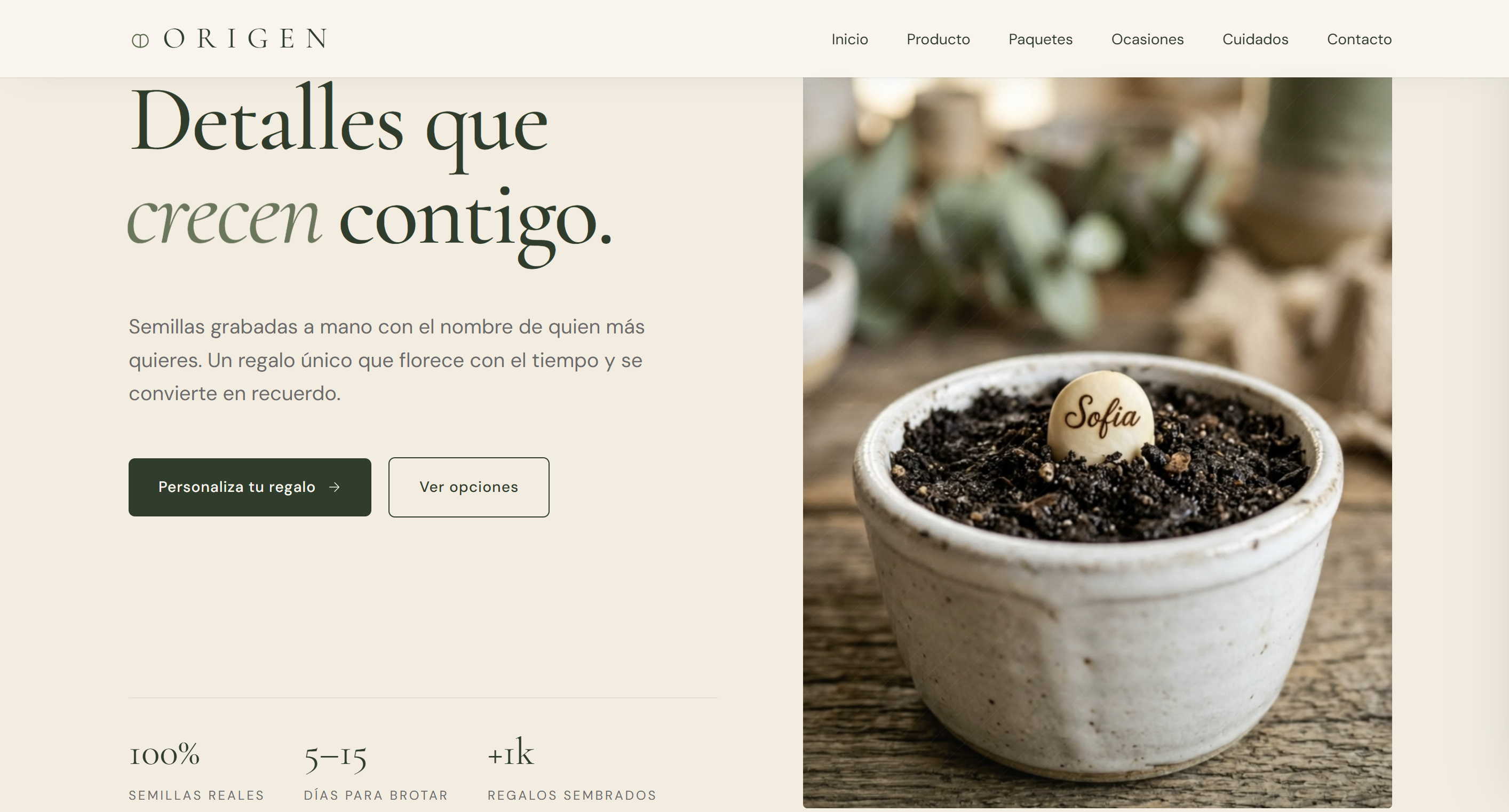 Sitio desktop · Origen